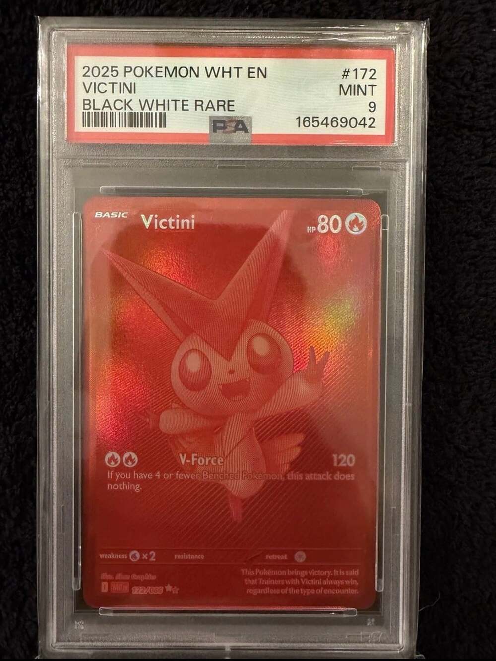 Victini 172/086 White Flare Black White Rare